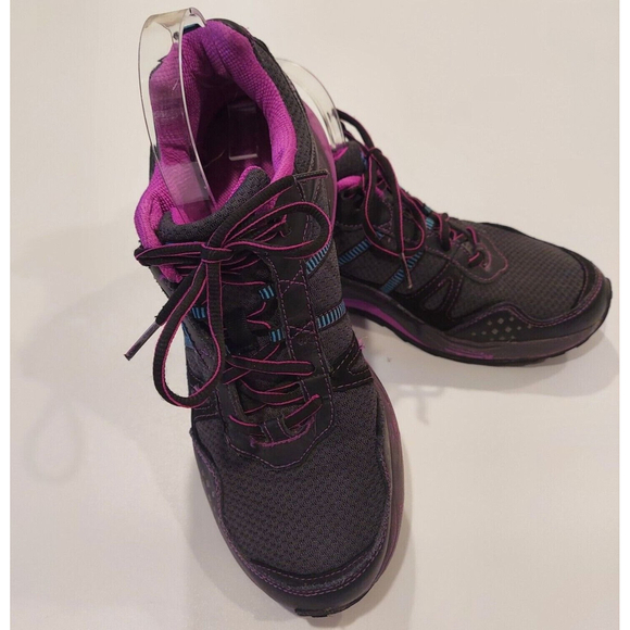 Fila Womens Statique 5SH40095-058 Black Pink Blue Running Shoes Sneakers Size 10 - Picture 11 of 11